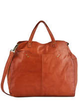 Handtas A4 Formaat Cora Leder Pieces Oranje cora 17098050