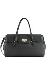 Handtas Vesuvio Leder Mac douglas Zwart vesuvio KUSVES-M