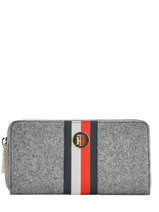 Portefeuille Th Core Tommy hilfiger Gris th core AW07447