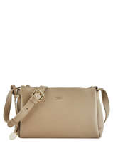 Cross Body Tas Caviar Leder Crinkles Bruin caviar 80925