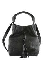 Sac Bourse Mini Saxo Bubble Cuir Gerard darel Noir bubble DKS17403