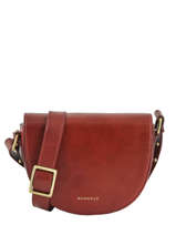 Sac Bandoulire Edgy Eden Cuir Burkely Rouge edgy eden 32710016