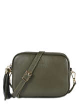 Sac Bandoulire Caviar Cuir Milano Vert caviar CA160613