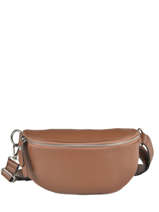 Sac Banane Caviar Cuir Milano Marron caviar CA19091