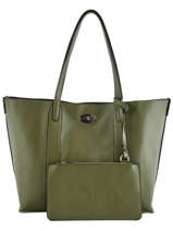 Sac Cabas A4 Caviar Cuir Milano Vert caviar CA18116