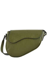 Cross Body Tas Caviar Leder Milano Groen caviar CA19063