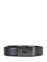 Ceinture Homme Charlie Cuir Lacoste Noir belt RC4010