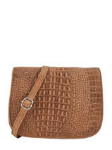Sac Bandoulire About Ally Cuir Burkely Marron about ally 545629