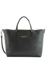 Sac Cabas A4 Iconic Tommy Tommy hilfiger Noir iconic tommy AW07353