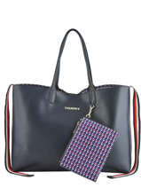 Schoudertas A4 Formaat Iconic Tommy Tommy hilfiger Blauw iconic tommy AW07428