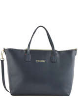 Sac Cabas A4 Iconic Tommy Tommy hilfiger Bleu iconic tommy AW07478