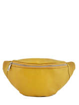 Sac Banane Caviar Cuir Milano Jaune caviar CA19093
