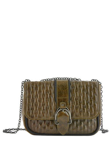 Longchamp Amazone matelass craque Besace Vert