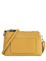 Cross Body Tas Caviar Leder Milano Geel caviar CA19101