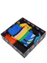 Coffret Cadeau 3 Paires De Chaussettes The Beatles Happy socks Multicolore pack XBEA08