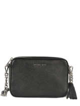 Sac Bandoulire Jet Set Cuir Michael kors Noir jet set 222543