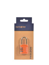 Hangslot Met Cijfercombinatie Samsonite Oranje accessoires C01047
