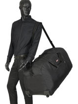 Sac De Voyage Authentic Luggage Authentic Luggage Eastpak Noir authentic luggage K30E-vue-porte