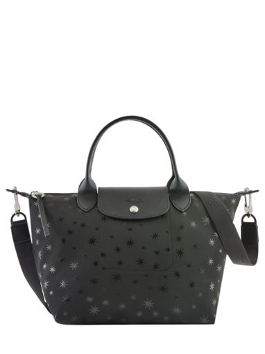 Longchamp Le pliage etoiles Sac port main Noir