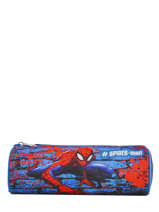 Trousse 1 Compartiment Spiderman Bleu mask SPINI01F
