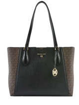 Sac Cabas Format A4 Mae Cuir Michael kors Marron mae H9GM5T8B