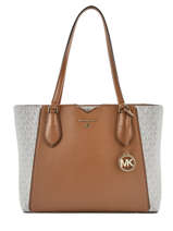 Sac Cabas Format A4 Mae Cuir Michael kors Beige mae H9GM5T8B