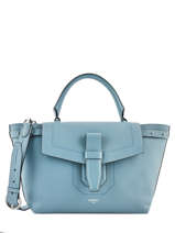 Sac  Main M No Charlie Cuir Lancel Bleu neo charlie A10508