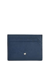 Porte-cartes Sartorial 5cc Cuir Montblanc Bleu sartorial 116339
