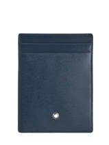 Porte-cartes Meisterstck 4cc Cuir Montblanc Bleu meisterstck 118311