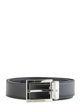 Verstelbare Herenriem Leder Montblanc Zwart belts 114435