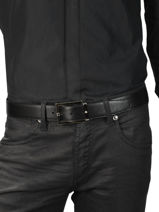 Ceinture Homme Rglable Cuir Montblanc Noir belts 114435-vue-porte
