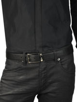 Ceinture Homme Rglable Cuir Montblanc Noir belts 118438-vue-porte