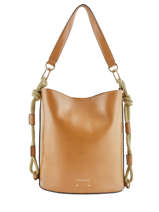 Schoudertas Holly Leder Vanessa bruno Bruin holly 22V40489