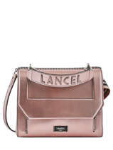 Handtas M Ninon Metallic Leder Lancel Roze ninon A10418