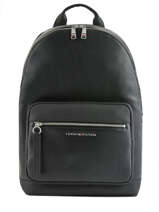 Sac  Dos 1 Compartiment Th Metro Tommy hilfiger Noir th metro AM05988