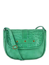 Cross Body Tas Nelli Leder Pieces Groen nelli 17102053