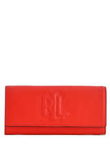 Portefeuille Anstey Leder Lauren ralph lauren Rood anstey 32757554