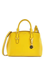 Sac  Main Bennington Cuir Lauren ralph lauren Jaune bennington 31744256