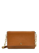 Cross Body Tas Bennington Leder Lauren ralph lauren Bruin bennington 31768088