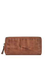 Portefeuille Cuir Biba Marron heritage BT10