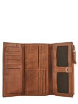 Portefeuille Heritage Cuir Biba Marron heritage POR4L-vue-porte