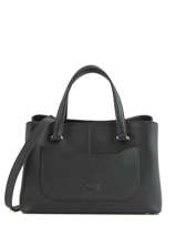 Sac  Main Ellen Cuir Nathan baume Noir riders 19-10
