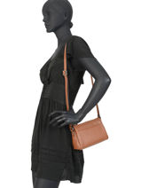 Cross Body Tas Confort Leder Hexagona Blauw confort 466745-vue-porte