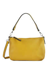 Schoudertas Caviar Leder Milano Geel caviar CA19114