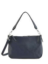 Sac Port paule Caviar Cuir Milano Bleu caviar CA19114
