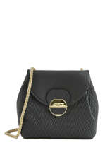 Cross Body Tas Leder Lancaster Zwart mademoiselle pia mia 573-87