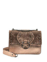 Sac Bandouli�re Night Cuir Milano Rose night NI17111