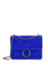 Cross Body Tas Velvet Milano Blauw velvet VE17111