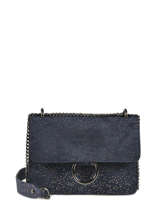 Cross Body Tas Velvet Milano Blauw velvet VP17111