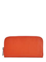 Portefeuille Caviar Cuir Milano Orange caviar CA18115